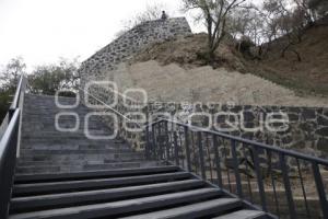 SAN ANDRÉS CHOLULA . ESCALINATA DEL POCITO