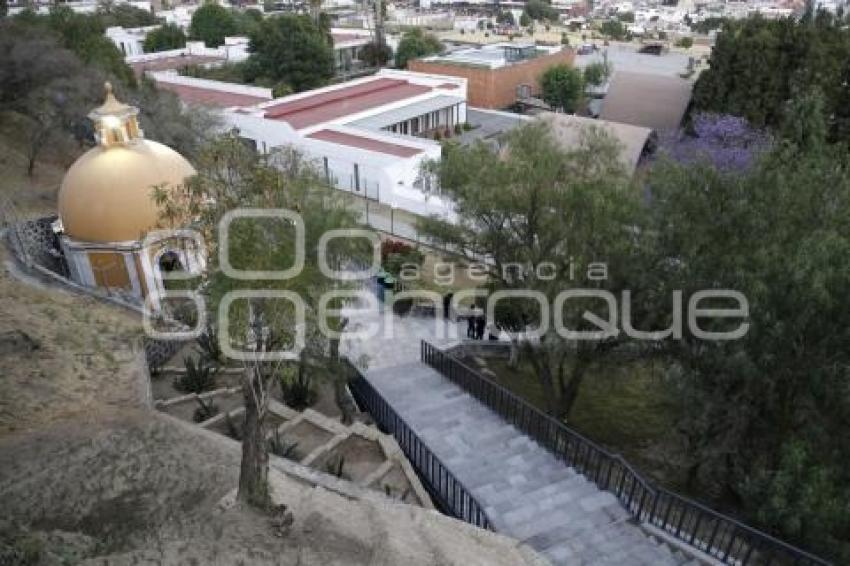 SAN ANDRÉS CHOLULA . ESCALINATA DEL POCITO