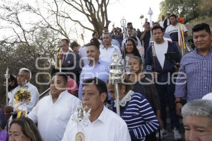 SAN ANDRÉS CHOLULA . ESCALINATA DEL POCITO