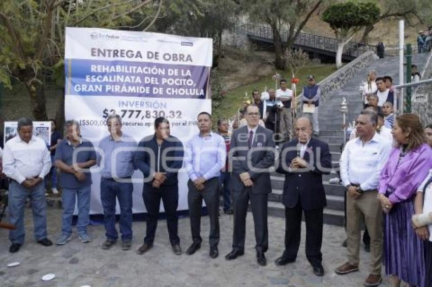 SAN ANDRÉS CHOLULA . ESCALINATA DEL POCITO