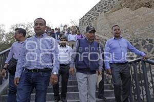 SAN ANDRÉS CHOLULA . ESCALINATA DEL POCITO