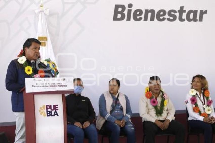 BIENESTAR . ENTREGA DE APOYOS