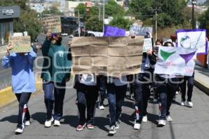 TLAXCALA . MANIFESTACIÓN ESTUDIANTES 