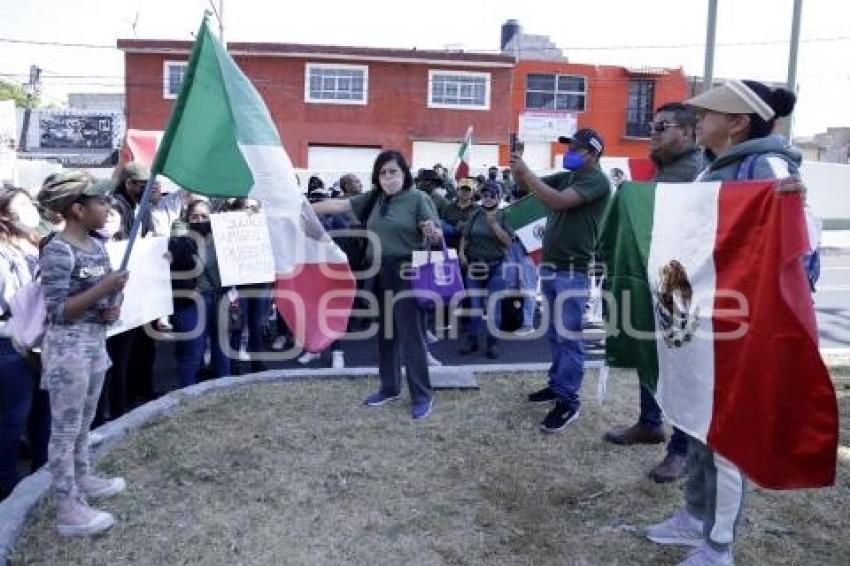 MANIFESTACIÓN . EJÉRCITO MEXICANO