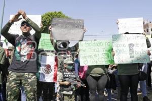 MANIFESTACIÓN . EJÉRCITO MEXICANO