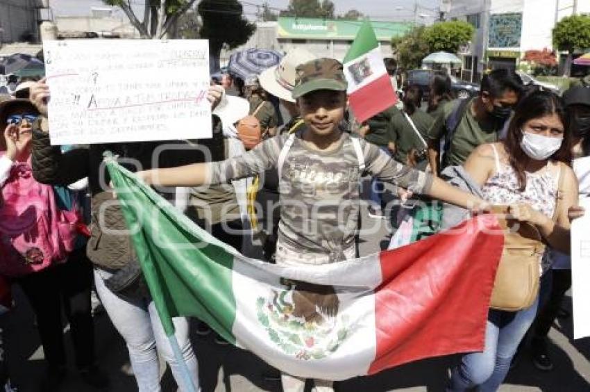 MANIFESTACIÓN . EJÉRCITO MEXICANO