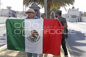 MANIFESTACIÓN . EJÉRCITO MEXICANO