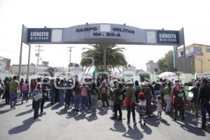 MANIFESTACIÓN . EJÉRCITO MEXICANO