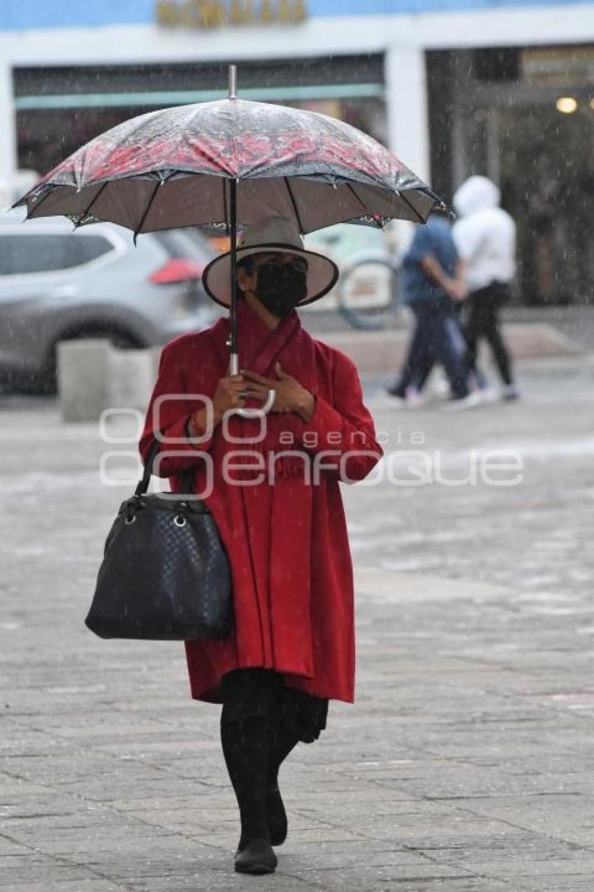 TLAXCALA . LLUVIA