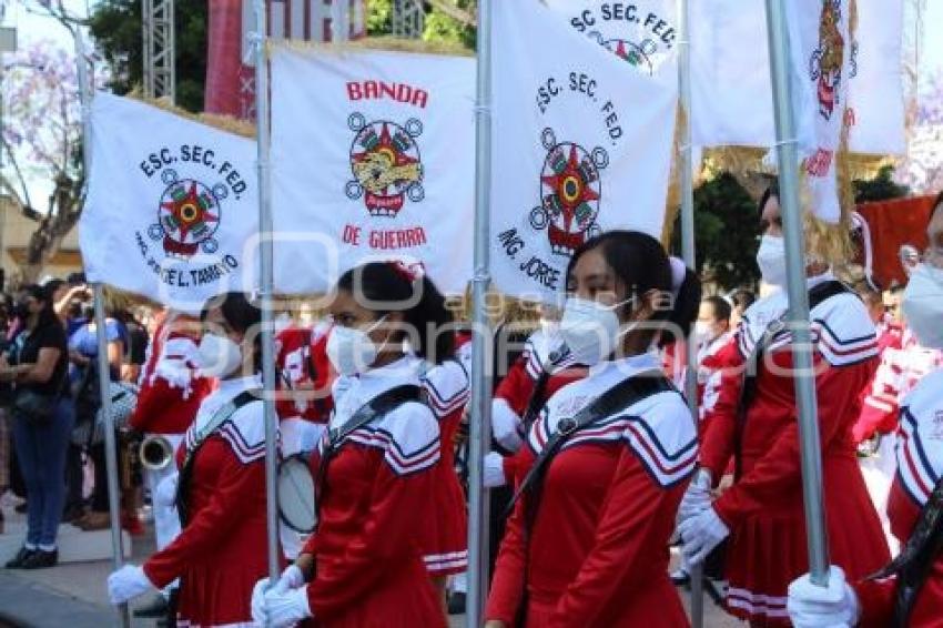 TEHUACÁN . CEREMONIA CÍVICA