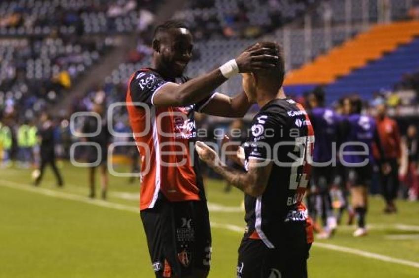 FÚTBOL . CLUB PUEBLA VS ATLAS