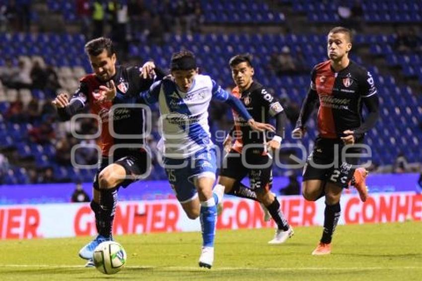 FÚTBOL . CLUB PUEBLA VS ATLAS