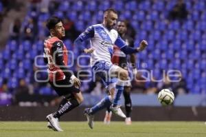 FÚTBOL . CLUB PUEBLA VS ATLAS