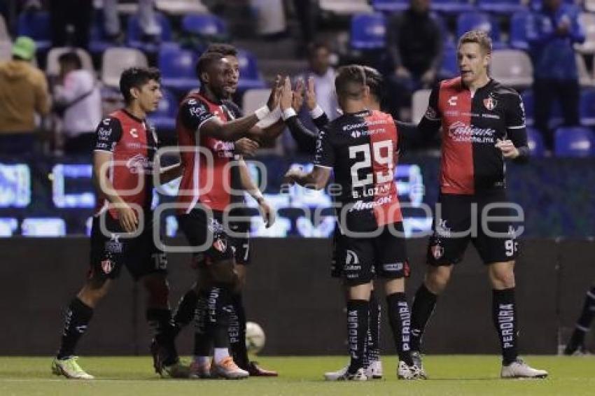 FÚTBOL . CLUB PUEBLA VS ATLAS