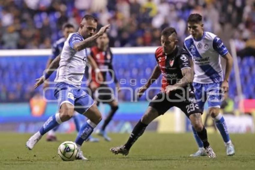 FÚTBOL . CLUB PUEBLA VS ATLAS