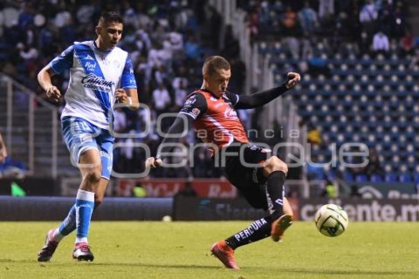 FÚTBOL . CLUB PUEBLA VS ATLAS