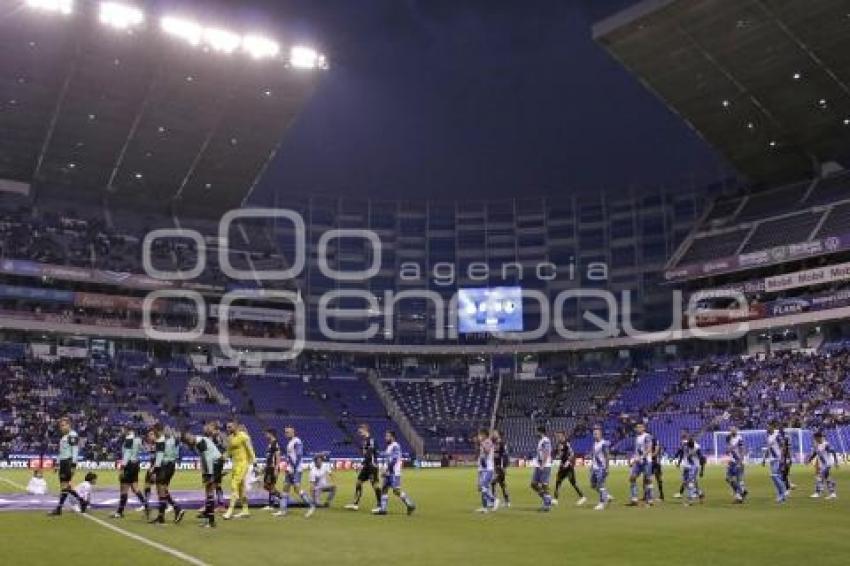 FÚTBOL . CLUB PUEBLA VS ATLAS