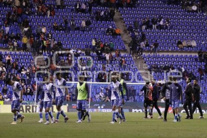 FÚTBOL . CLUB PUEBLA VS ATLAS