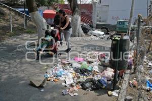 TLAXCALA . BASURA EN LA RIBEREÑA