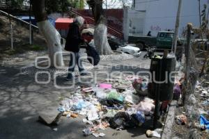 TLAXCALA . BASURA EN LA RIBEREÑA