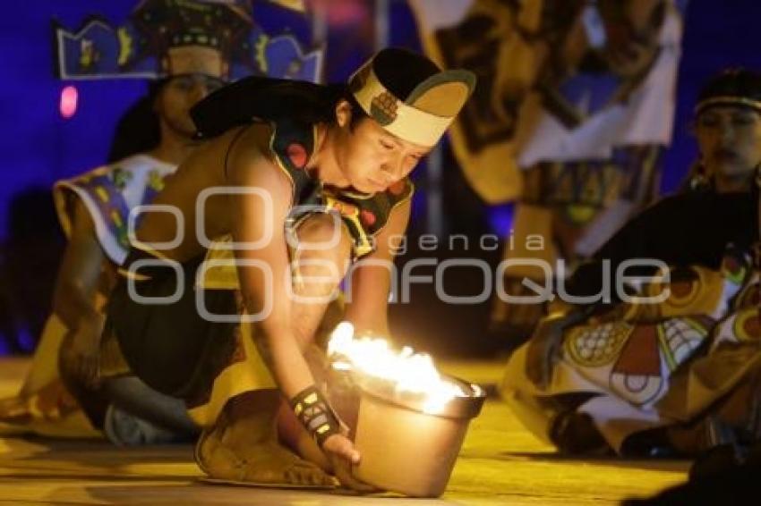 SAN ANDRÉS CHOLULA . RITUAL A QUETZALCÓATL