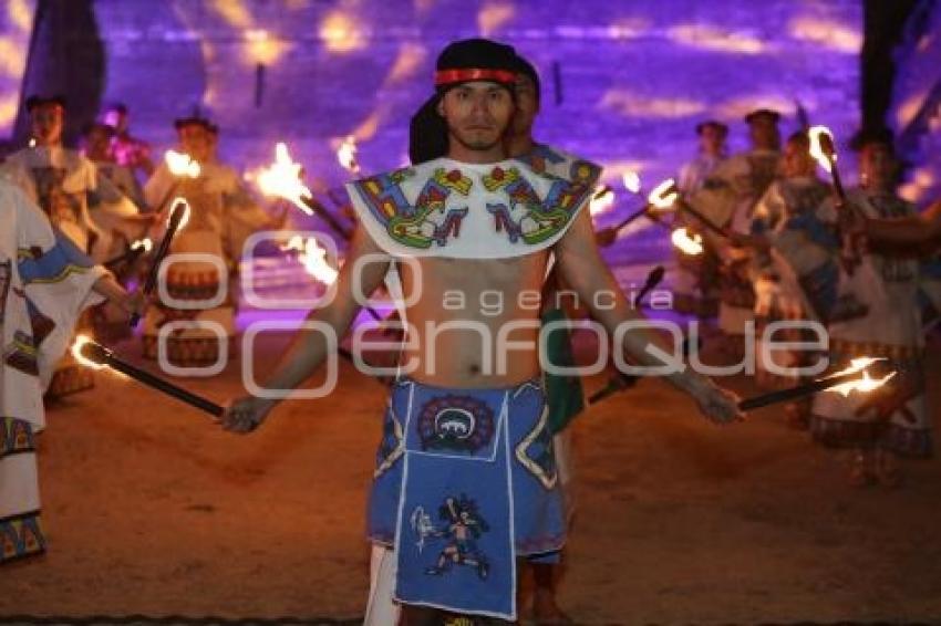 SAN ANDRÉS CHOLULA . RITUAL A QUETZALCÓATL