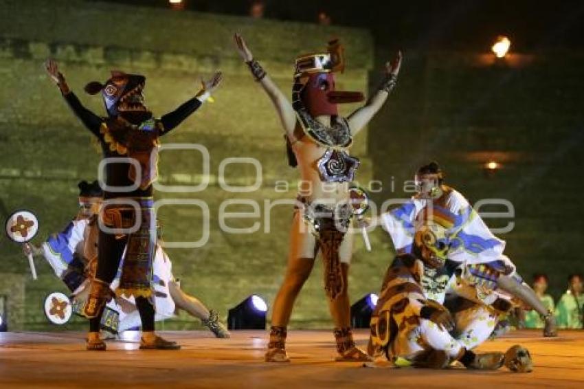 SAN ANDRÉS CHOLULA . RITUAL A QUETZALCÓATL