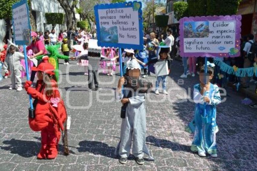 TEHUACÁN . DESFILE DE PRIMAVERA