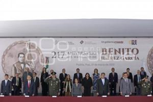 CEREMONIA . NATALICIO BENITO JUÁREZ