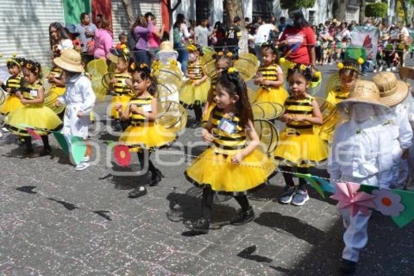 TEHUACÁN . DESFILE DE PRIMAVERA