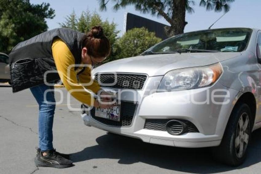 TLAXCALA . CANJE DE PLACAS