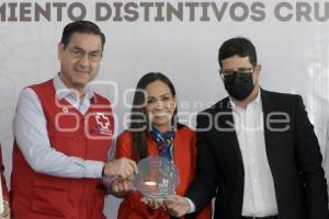 TLAXCALA . DISTINTIVOS CRUZ ROJA