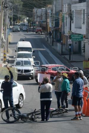 TLAXCALA . PROTESTA TOTOLAC