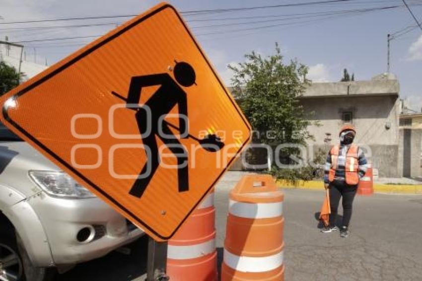 SAN ANDRÉS CHOLULA . PAVIMENTACIÓN