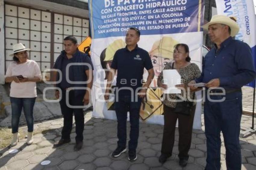 SAN ANDRÉS CHOLULA . PAVIMENTACIÓN