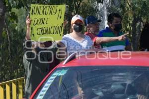 TLAXCALA . PROTESTA TOTOLAC