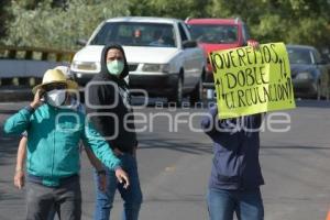 TLAXCALA . PROTESTA TOTOLAC