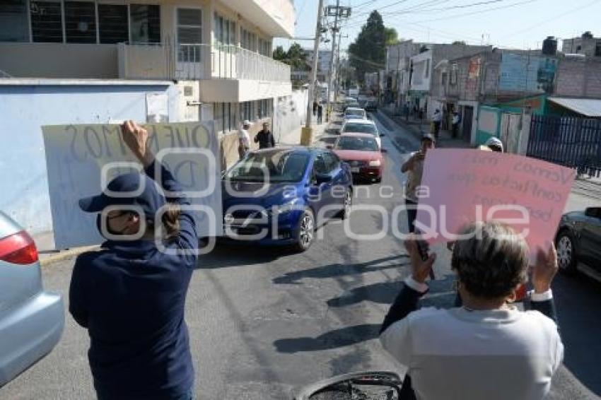 TLAXCALA . PROTESTA TOTOLAC