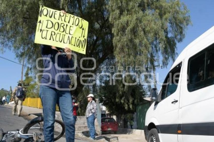 TLAXCALA . PROTESTA TOTOLAC