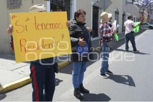 TLAXCALA . PROTESTA SAN MIGUEL DEL MILAGRO