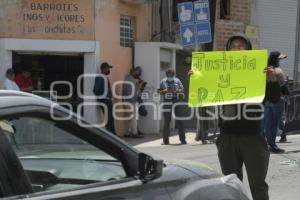 TLAXCALA . PROTESTA SAN MIGUEL DEL MILAGRO