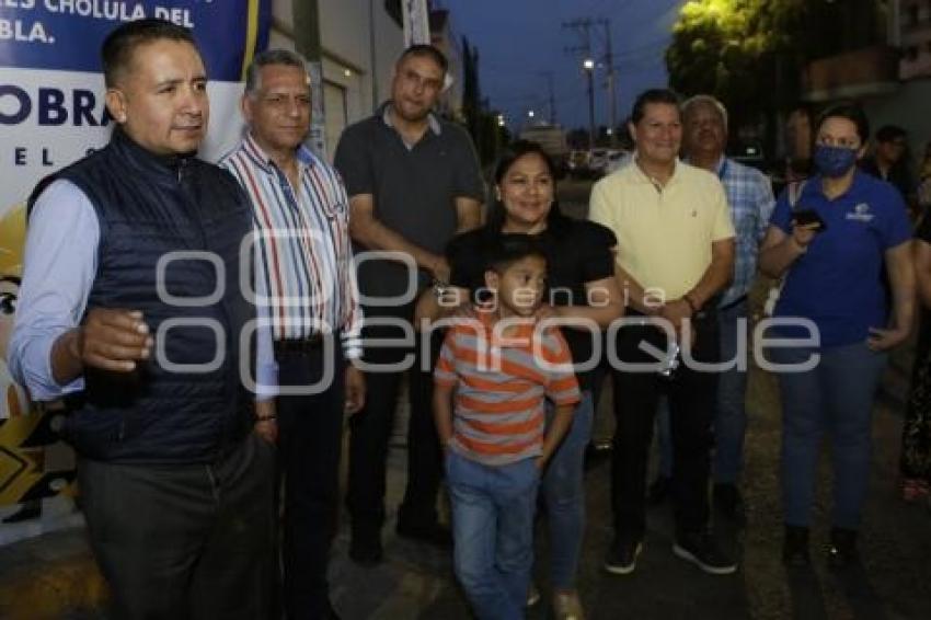 SAN ANDRÉS CHOLULA . PAVIMENTACIÓN CONCRETO ESTAMPADO