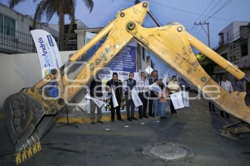 SAN ANDRÉS CHOLULA . PAVIMENTACIÓN CONCRETO ESTAMPADO