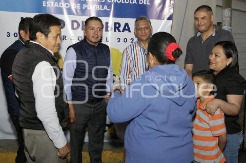 SAN ANDRÉS CHOLULA . PAVIMENTACIÓN  CONCRETO ESTAMPADO