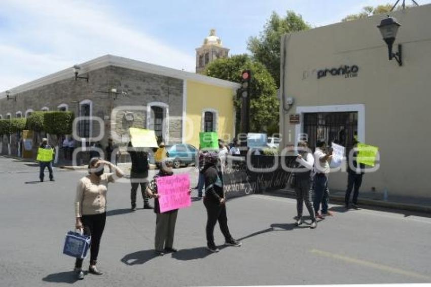 TLAXCALA . PROTESTA SAN MIGUEL DEL MILAGRO