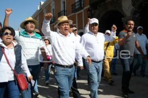 TLAXCALA . MANIFESTACIÓN SNTE 55