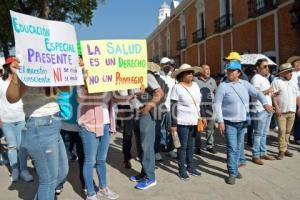 TLAXCALA . MANIFESTACIÓN SNTE 55