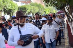 TLAXCALA . MANIFESTACIÓN SNTE 55