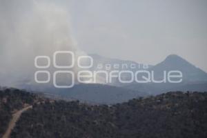 ACATLÁN . INCENDIO BASURERO