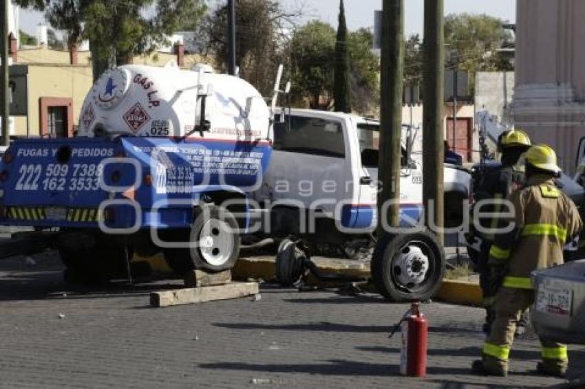  ACCIDENTE . PIPA GAS LP 